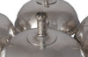 SET OF FOUR SILVER PLATE FOOD DOMES
