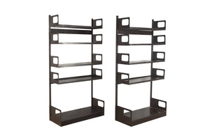 RARE PAIR OF STRAFOR SHELVES