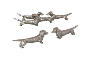SET OF SIX  DACHSHUND KNIFE RESTS