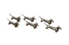 SET OF SIX  DACHSHUND KNIFE RESTS
