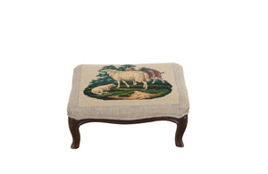 CHARMING TAPESTRY FOOTSTOOL