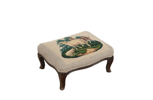 CHARMING TAPESTRY FOOTSTOOL