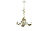 VINTAGE FLORAL TOLE CHANDELIER