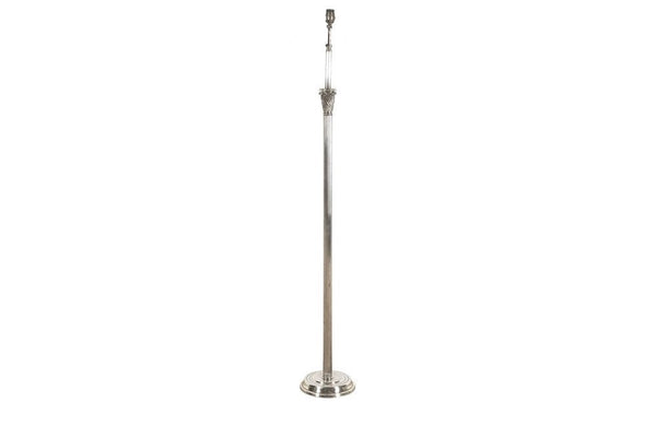 NEO-CLASSICAL REVIVAL SILVERPLATED FLOOR LAMP
