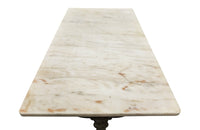 SPANISH IRON AND MARBLE BISTRO TABLE