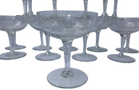 SET OF 18 VINTAGE CHAMPAGNE COUPES