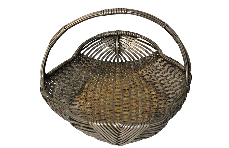 FRENCH SILVER PLATE BREAD BASKET