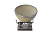 OSTRICH EGG & SILVER PLATE BOWL