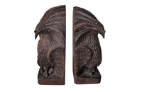 PAIR OF FRENCH EXOTIC BIRD BOOKENDS