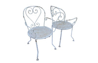 PAIR OF FRENCH GARDEN ARMCHAIRS