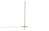 BRASS FAUX BAMBOO VINTAGE FLOOR LAMP