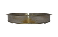 OVAL GALLERIED SILVERPLATE TRAY