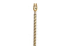 FRENCH BRASS BARLEY-TWIST FLOOR LAMP