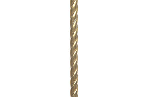 FRENCH BRASS BARLEY-TWIST FLOOR LAMP