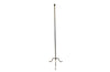 FRENCH BRASS BARLEY-TWIST FLOOR LAMP