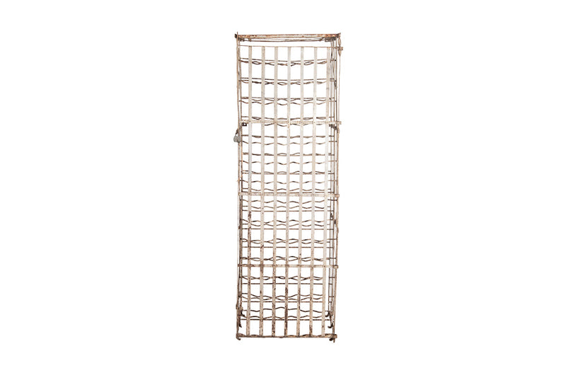 French Wine Cage - Bottle Rack - French Antiques - Iron - Mid Century Furniture - French Mid Century Furniture - AD & PS Antiques