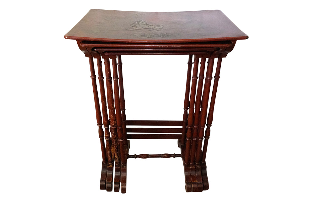 CHINOISERIE NEST OF TABLES