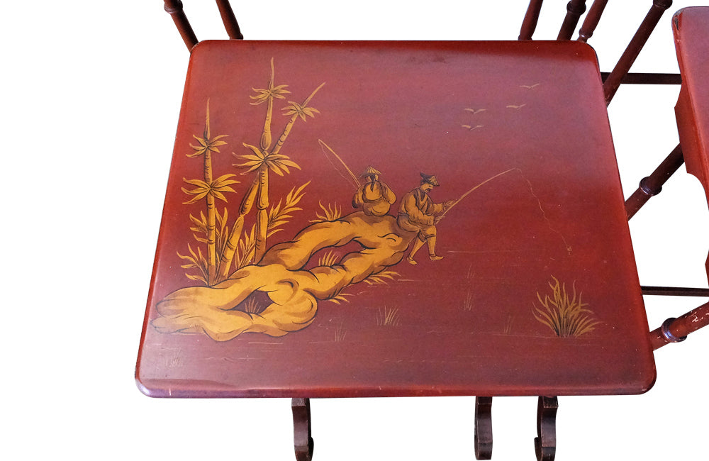 CHINOISERIE NEST OF TABLES