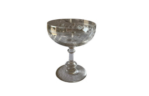 Antique Crystal Champagne Coupes - Decorative Antiques - AD & PS Antiques