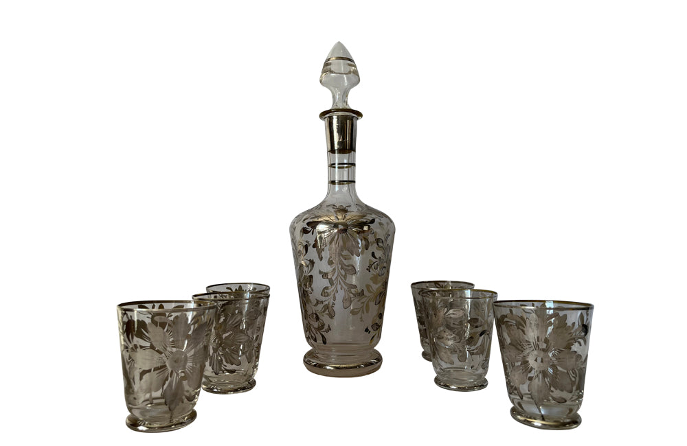 Vintage Murano Glass Drinks Set - Decorative Antiques - Vintage Murano Glass - Venetian Glassware - AD & PS Antiques