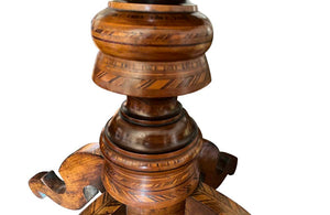 Italian Marquetry Tilt-Top Table - Antique Furniture - Italian Antique Furnitue - Decorative Antiques - Marquetry Table - Occasional Tables - Centre Tables - Side Tables - Pedestal Table - Antique Shops Tetbury - adpsantiques - AD & PS Antiques
