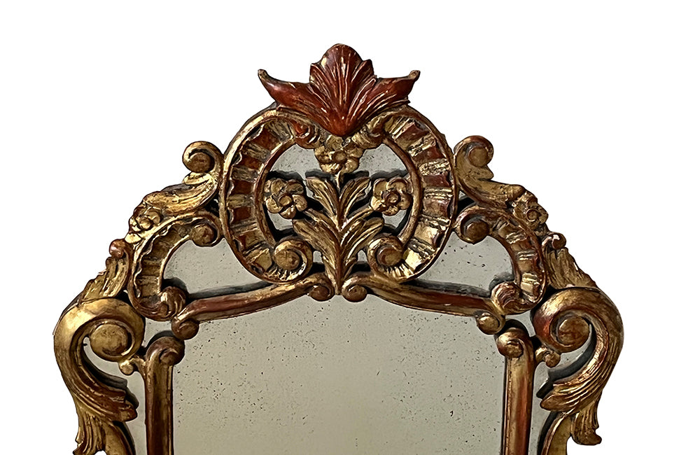 Early 18th Century Louis XV Mirror - French Antique Mirrors - 18th Century Antiques - Looking Glass - French Decorative Antiques - Antique Mirrors - Wall Decoration - Wall Art - Antique Shops Tetbury - adpsantiques - AD & PS Antiques