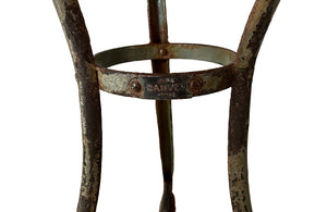 FRENCH ANTIQUE ARRAS IRON TABLE