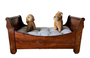 Small French Empire Dog Bed - French Antique Furniture - French Antiques - Antique Dog Bed - Decorative Antiques - Mahogany Dog Bed - AD & PS Antiques