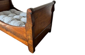Small French Empire Dog Bed - French Antique Furniture - French Antiques - Antique Dog Bed - Decorative Antiques - Mahogany Dog Bed - AD & PS Antiques