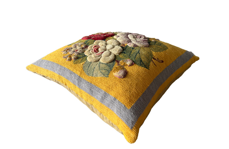 Tufted Tapestry Cushion - Decorative Accessories - Soft Furnishings - Cushions - Decorative French Accessories - Antique Shops Tetbury - AD & PS Antiques
