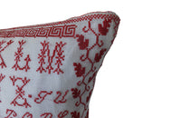 Swedish Sampler Cushion - Antique Textiles- Antique Cushions - Swedish Antiques - Swedish Antiques - Antique Samplers-AD & PS Antiques