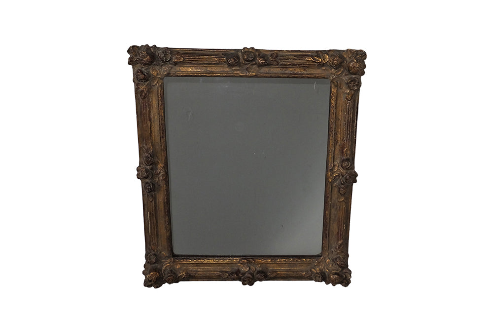19th Century Papier Mache Framed Mirror – AD & PS Antiques