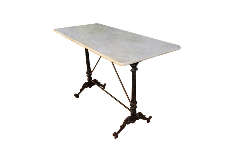 Art Nouveau Bistro Table -Garden Furniture- Garden Table - Antique Garden Furniture - Spanish Bistro Table - AD & PS Antiques
