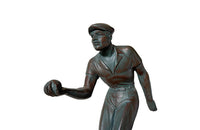 French Boules Player Sculpture - French Decorative Antiques - Sculpture - Petanque Player - Decorative Accessories - Antique Shops Tetbury - adpsantiques - AD & PS Antiques