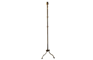 20th Century Brass Floor Lamp With Lions Paw Feet - Fllor Lamps - Standard Lamps - Mid Century Lighting - French Decorative Antiques - Antique Shops Tetbury - AD & PS Antiques