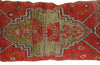 19th Century Feather Filled Carpet Cushion-Antique Textiles-Antique Cushions-AD & PS Antiques
