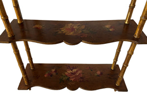 Small French Decorative Faux Bamboo Shelves - Antique Shelves -  French Antiques - Decorative Antiques - AD & PS Antiques