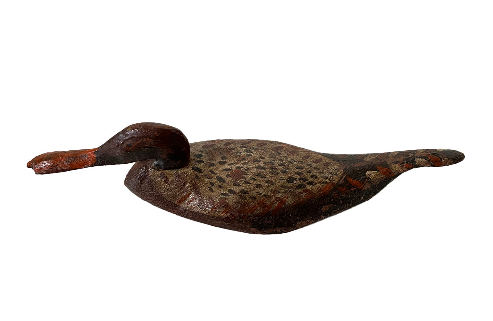 French Duck Decoy - Decorative Antiques - French Decorative Antiques - Antique Duck Decoys - Antique collectibles - Wooden Decoys - Ducks - Art Populaire - Folk Art - Antique Shops Tetbury - adpsantiques - AD & PS Antiques