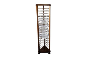 French Brasserie Plate Stand - French Antique Furniture– Vintage Plate Shelf – Vintage Display Stand - French Antique Furniture - AD & PS Antiques
