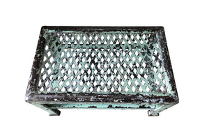 French 20th Century Iron Footstool - Garden Furniture - Garden Antiques – French Garden Antiques – Garden Footstools - French Antiques - Garden Decoration - AD & PS Antiques