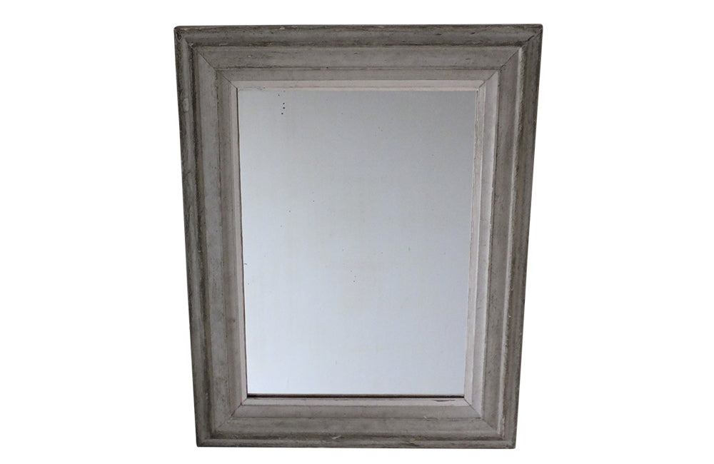 French Painted Framed Mirror-Mirrors-Wall Decoration-French Antiques-Antique Mirror-Plain Mirror-AD & PS Antiques