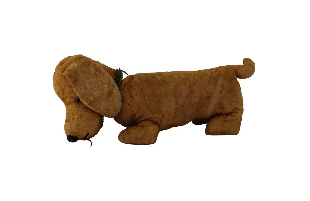Old French Dacshund Toy Dog - Antique Toys - French Decorative Antiques - Decorative Accessories - Sausage Dog - Dachsund Dog Toy - Antique Shops Tetbury - adpsantiques - AD & PS Antiques