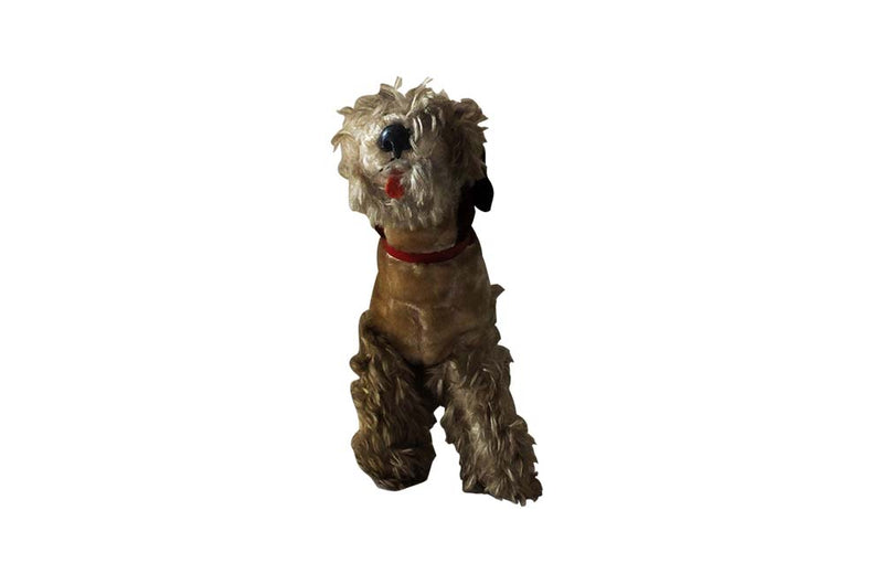 Old French Terrier Toy Dog - Antique Toys - Toy Dog - Vintage Toys -Terrier Dog - Airedale Dogs - French Decorative Antiques - French Decorative Antiques - Decorative Accessories - Antique Shops Tetbury - adpsantiques - AD & PS Antiques