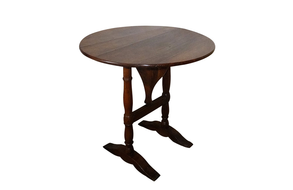 19th Century Wine Tasting Vineyard Table - Viigneron Table - Table de Degustation – Antique Table - Dining Table - Occasional Table - French Antique Furniture - Folding Walnut Table - AD & PS Antiques