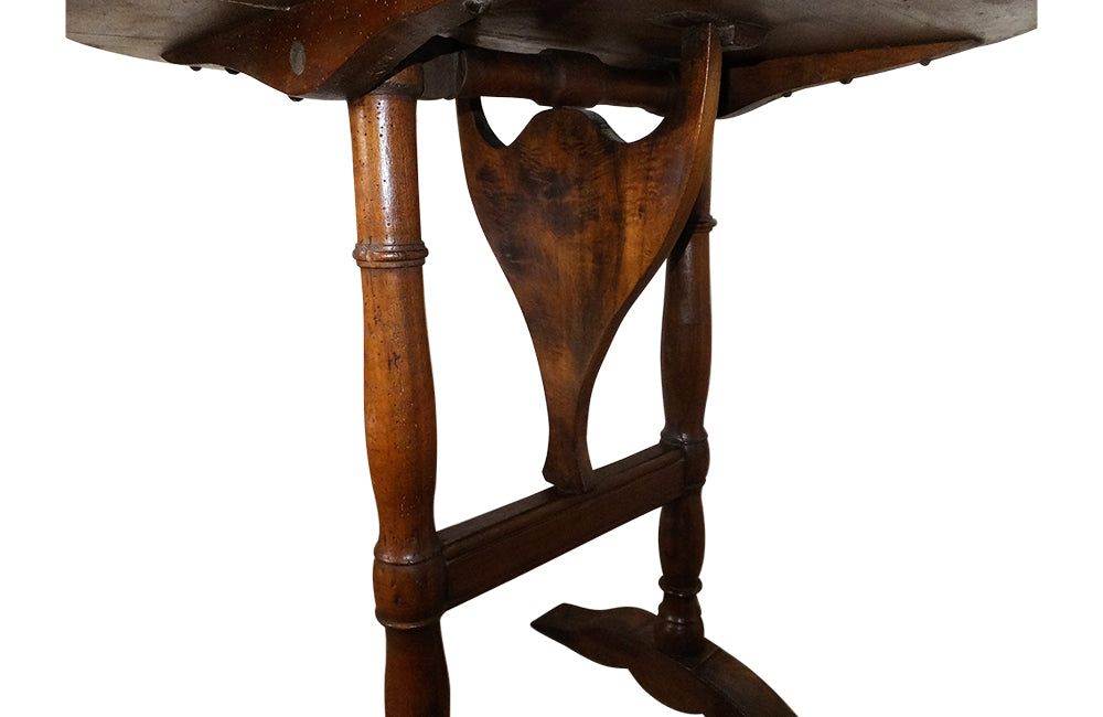 19th Century Wine Tasting Vineyard Table - Viigneron Table - Table de Degustation – Antique Table - Dining Table - Occasional Table - French Antique Furniture - Folding Walnut Table - AD & PS Antiques