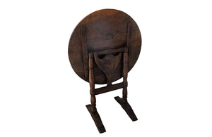 19th Century Wine Tasting Vineyard Table - Viigneron Table - Table de Degustation – Antique Table - Dining Table - Occasional Table - French Antique Furniture - Folding Walnut Table - AD & PS Antiques