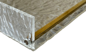 Willy Rizzo Style Ice Effect Lucite Tray - Mid Century Modern Accessories - Vintage Trays - Decorative Accessories - Antique Shops Tetbury - adpsantiques - AD & PS Antiques