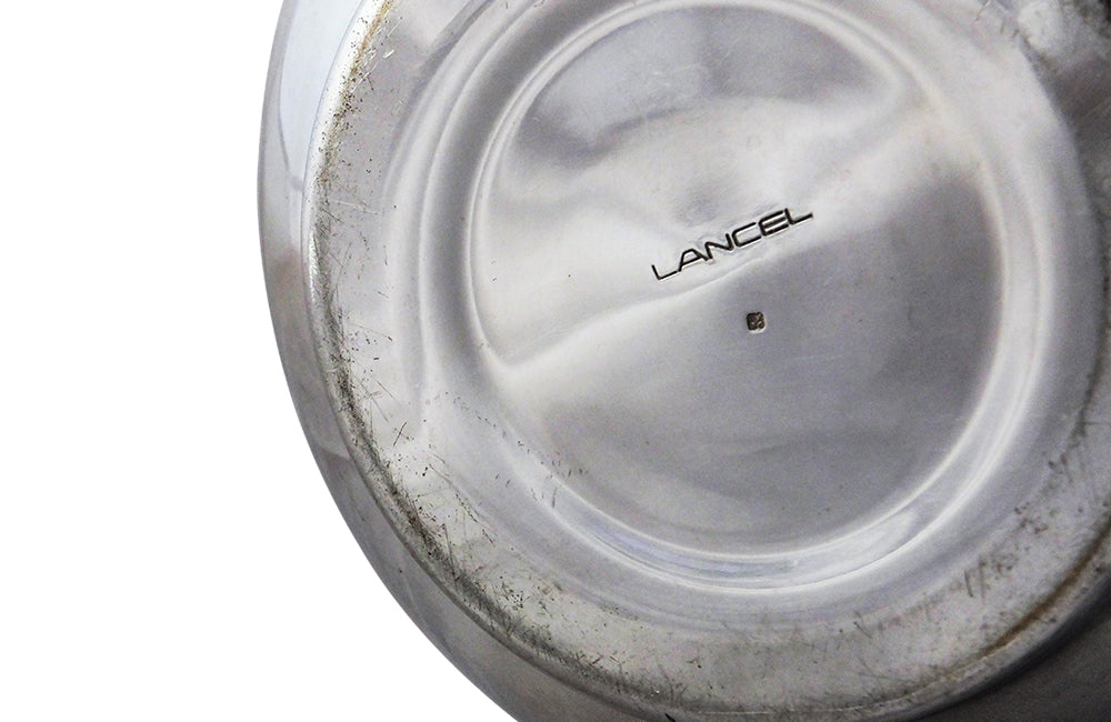 Lancel Silverplate Champagne Bucket-Designer Wine Cooler-Vintage Ice Bucket-Decorative Accessories-Fine Dining Accessories-Designer Accessories-French Designer-Mid Century Modern-AD & PS Antiques