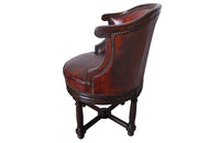 LEATHER SWIVEL DESK CHAIR