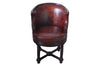 LEATHER SWIVEL DESK CHAIR